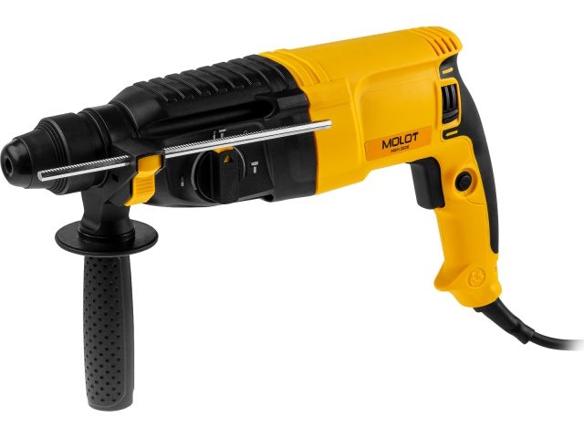 Перфоратор MOLOT MRH 2828 в чем. 800 Вт, 3 Дж, 26 мм.