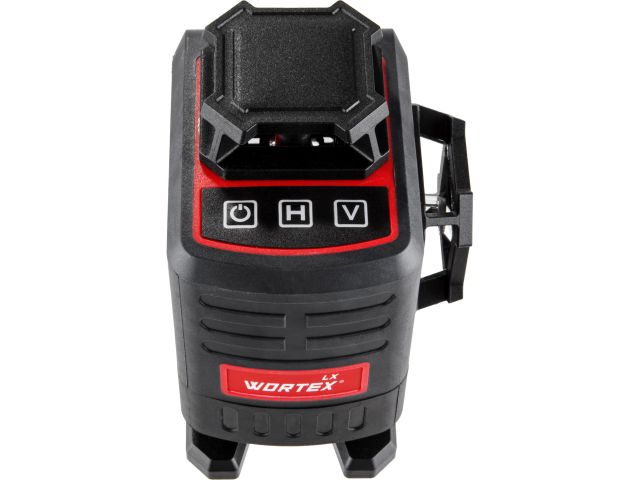 Нивелир лазерный линейный WORTEX LX LL 0340-2 (4х360°, до 25 м, +/- 0.3 мм/м, зеленый)