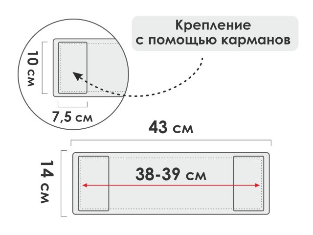 Сменная насадка для швабры из микрофибры, полоса чистоты, PERFECTO LINEA