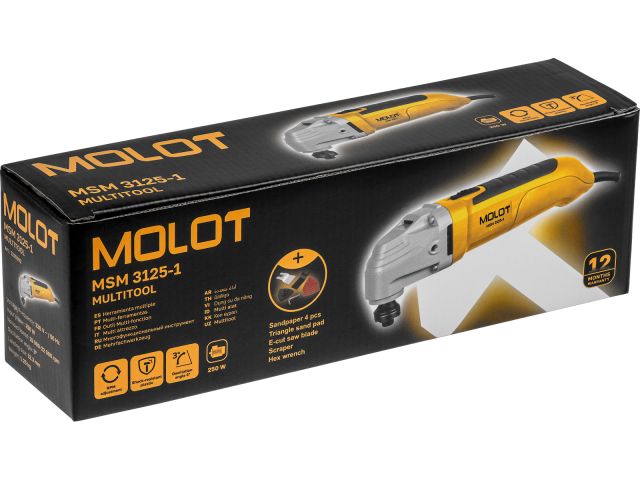 Многофункциональный инструмент (реноватор) MOLOT MSM 3125-1 в кор.