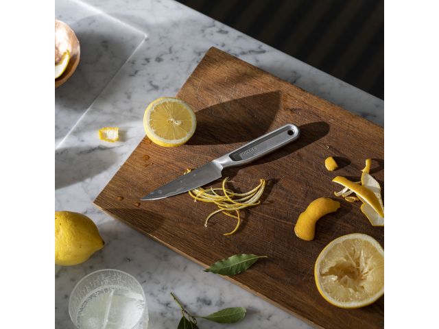 Нож для чистки овощей 10см цельнометаллический All Steel Fiskars