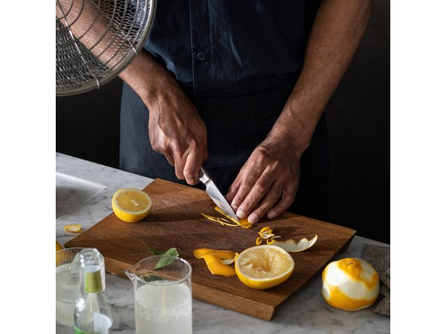Нож для чистки овощей 10см цельнометаллический All Steel Fiskars