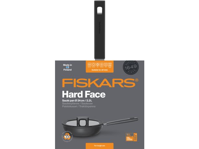 Сотейник с крышкой 24 см/2,2л Hard Face FISKARS