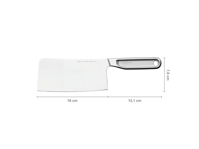 Нож-тесак 16см цельнометаллический All Steel Fiskars