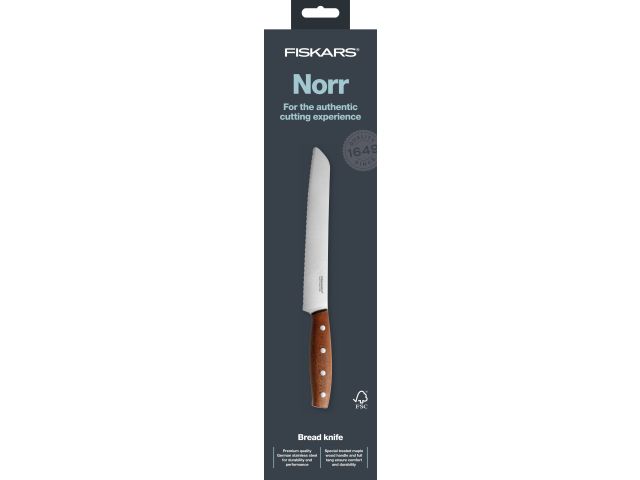 Нож для хлеба 21 см Norr Fiskars