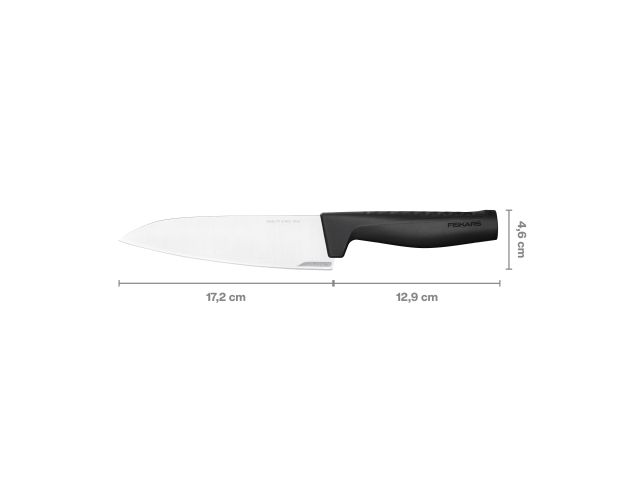Нож поварской средний 17 см Hard Edge Fiskars