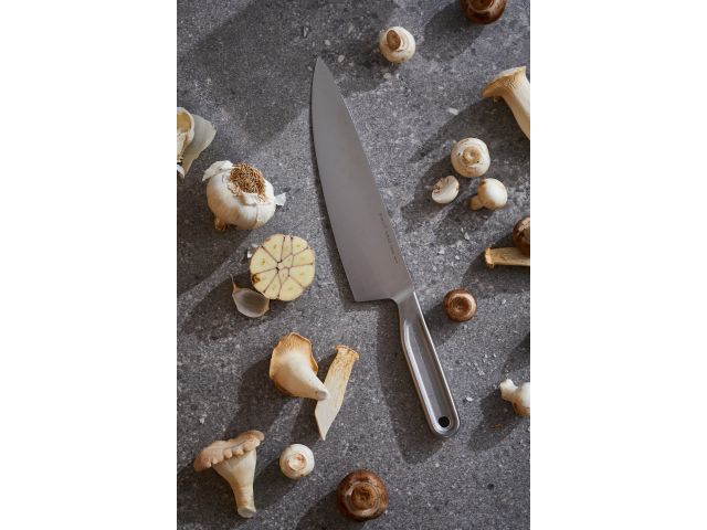 Нож поварской 20см цельнометаллический All Steel Fiskars