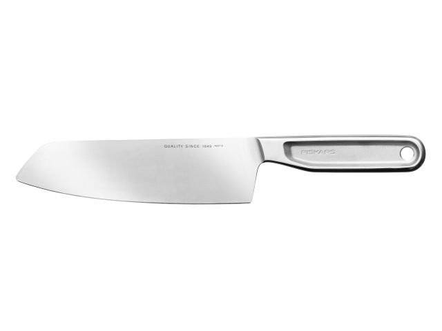 Нож сантоку 17см цельнометаллический All Steel Fiskars