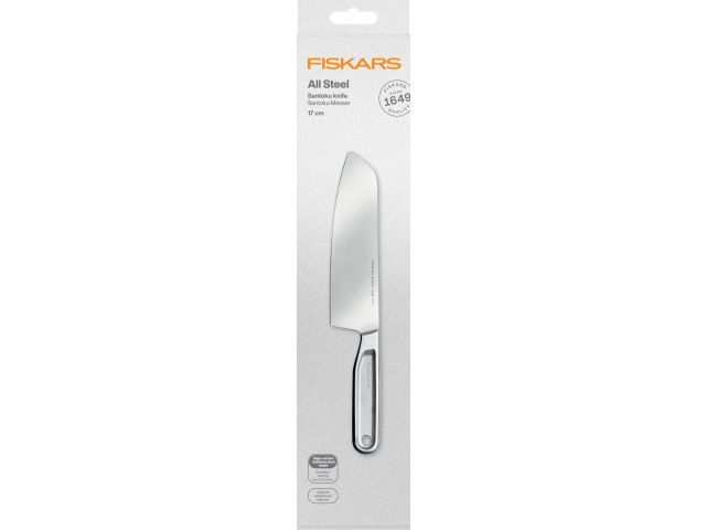 Нож сантоку 17см цельнометаллический All Steel Fiskars