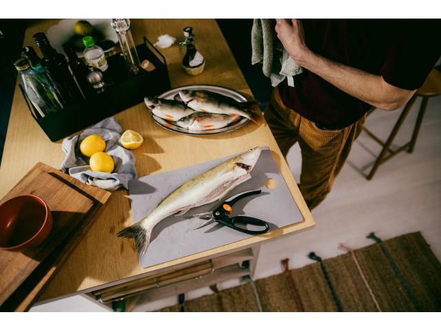Ножницы кухонные 22 см для рыбы FF Fiskars