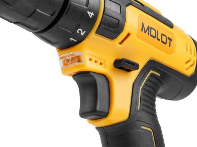 Аккум. дрель-шуруповерт MOLOT MBD 1215-1 DLi в кор.
