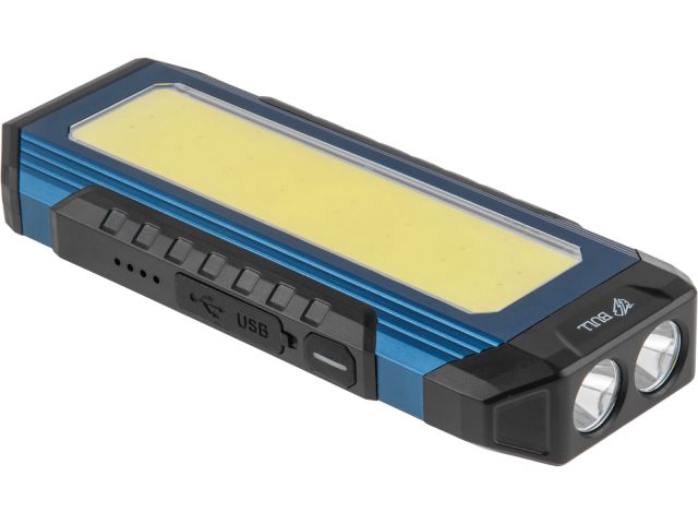 Фонарь светодиодный аккумуляторный BULL CF 2310 в кор. 230-1000 Лм, 7 режимов, магнит