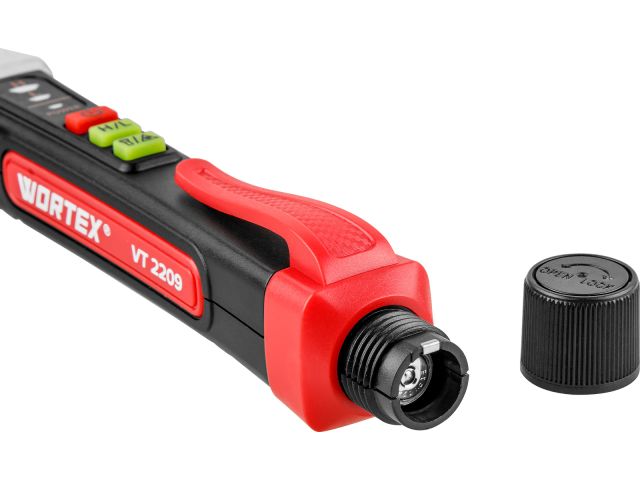 Бесконтактный индикатор напряжения WORTEX VT 2209 12-1000 В, 50/60 Гц
