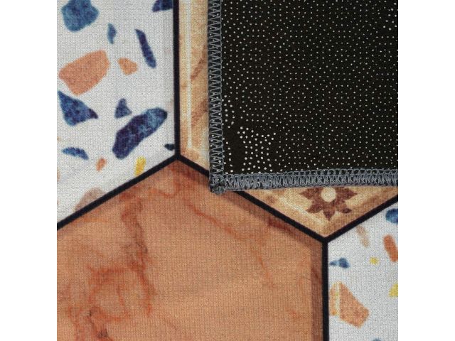 Коврик влаговпитывающий "Velur" 50*80 см "Мраморная плитка", "VORTEX"