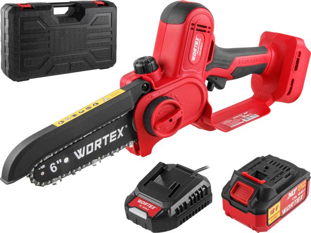 Аккум. мини-пила WORTEX CEC 2518-2 в чем. ALL1 XLT SET БЕСЩЕТ., 18 В, 6''