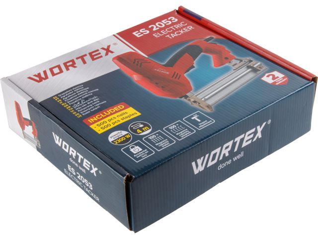 Степлер электрический WORTEX ES 2053 в кор. 2300 Вт, 60 скоб/гвоздей в мин.