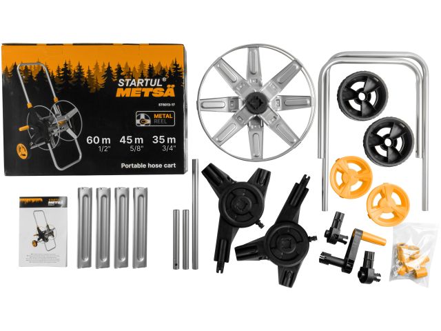 Тележка для шланга 1/2"/60м STARTUL METSA (ST6013-17)