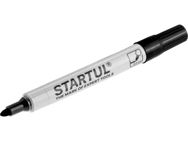 Маркер промышл. перманентный фетровый черный STARTUL PROFI (ST4340-01)
