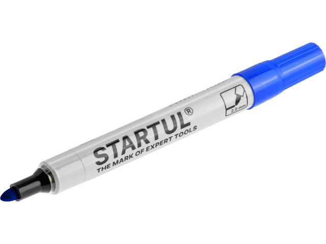 Маркер промышл. перманентный фетровый синий STARTUL PROFI (ST4340-02)
