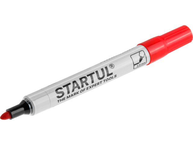 Маркер промышл. перманентный фетровый красный STARTUL PROFI (ST4340-03)