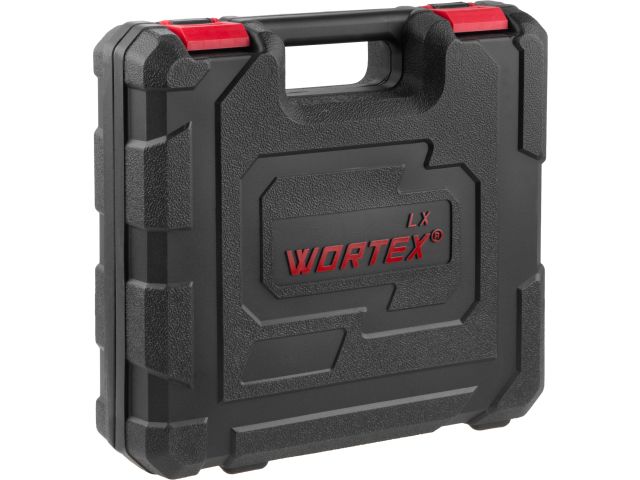 Аккумуляторная дрель-шуруповерт WORTEX LX BD 1220 DLi 12В, 30 Нм, 2*1.5 Ач, патрон 10 мм, бесщёт.