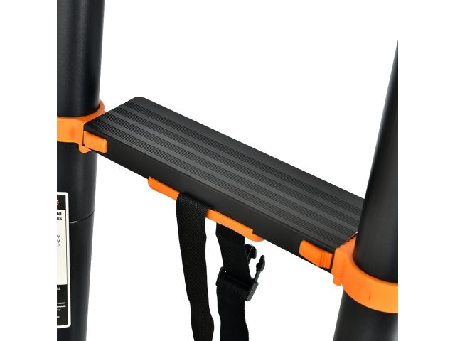 Лестница телескопическая 2-х секц. алюм. 330/660см, 2х8 ступ. 22,8кг BLACK LINE STARTUL (ST9932-066)
