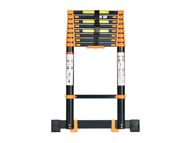 Лестница телескопическая 1-секц. алюм. 350см, 9 ступ. 8,5кг BLACK LINE STARTUL (ST9931-035)