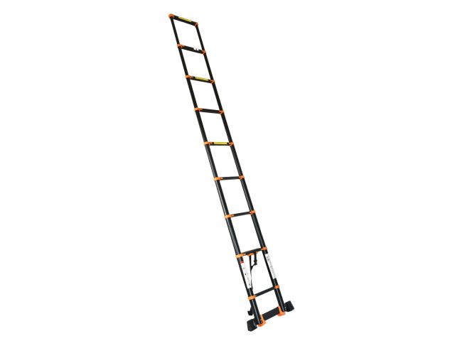 Лестница телескопическая 1-секц. алюм. 430см, 11 ступ. 10,8кг BLACK LINE STARTUL (ST9931-043)