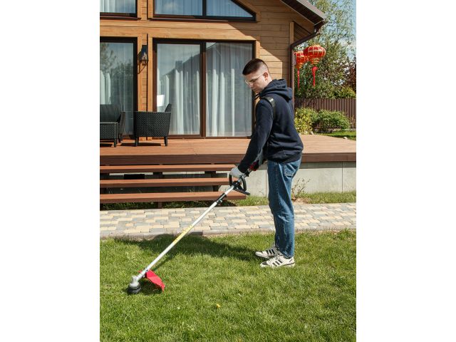 Триммер аккум. WORTEX TB 3036-1 ALL1 XLT SOLO БЕСЩЁТ.ДВИГ., 18В+18В, шир.скаш.340/255 мм леска/нож