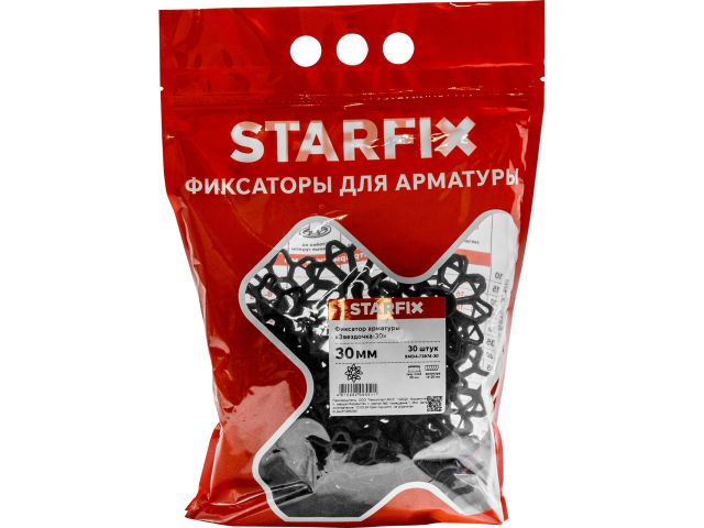 Фиксатор арматуры "Звездочка-30" 6-20 (30 шт в дой-паке) STARFIX