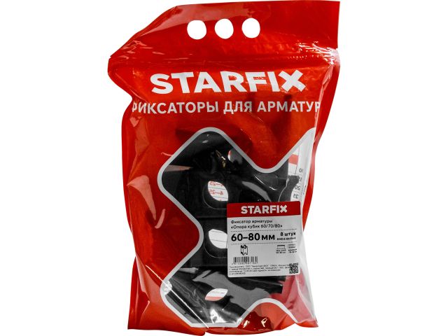 Фиксатор арматуры "Опора Кубик 60/70/80" 8-32 (8 шт в дой-паке) STARFIX