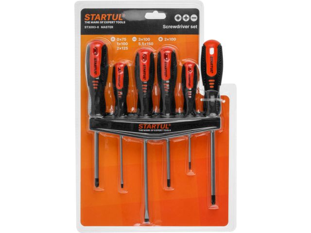 Набор отверток 6шт STARTUL MASTER (ST3093-6)