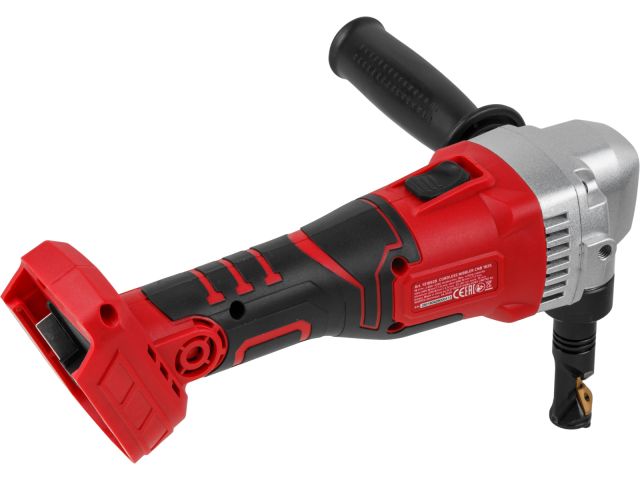 Аккум. ножницы высечные WORTEX CNB 1825 XLT SET БЕСЩЕТ., 18 В, 800-2300 ход/мин, до 2,5 мм, 1х4 А*ч