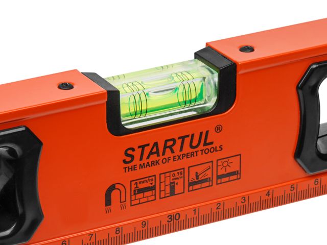 Уровень 600мм магнитный STARTUL STANDART (ST2530-060M)
