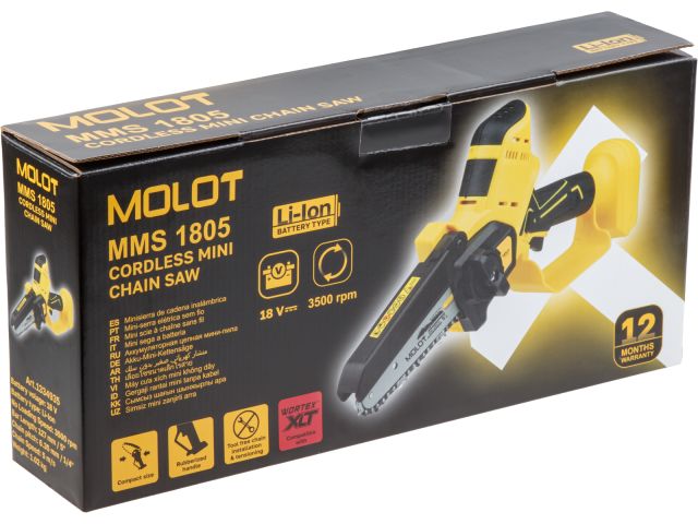 Аккум. мини-пила MOLOT MMS 1805 XLT Lite SOLO