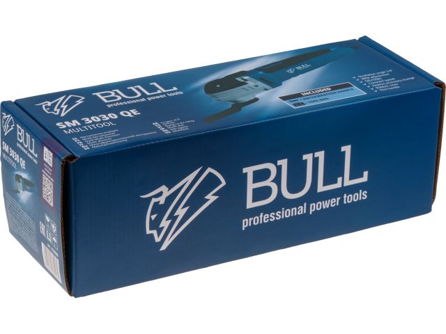 Многофункциональный инструмент (реноватор) BULL SM 3030 QE в кор. + набор оснастки