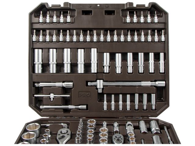 Набор головок и бит 171пр. 1/4",3/8",1/2" PRO STARTUL DAKAR (PRO-171DK)