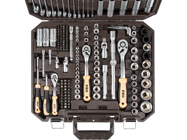 Набор головок и ключей 219пр. 1/4",3/8",1/2" PRO STARTUL DAKAR (PRO-219DK)