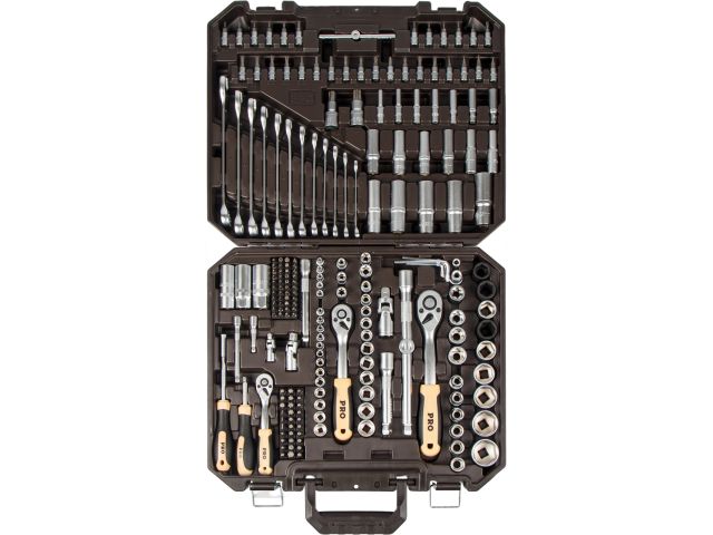 Набор головок и ключей 219пр. 1/4",3/8",1/2" PRO STARTUL DAKAR (PRO-219DK)