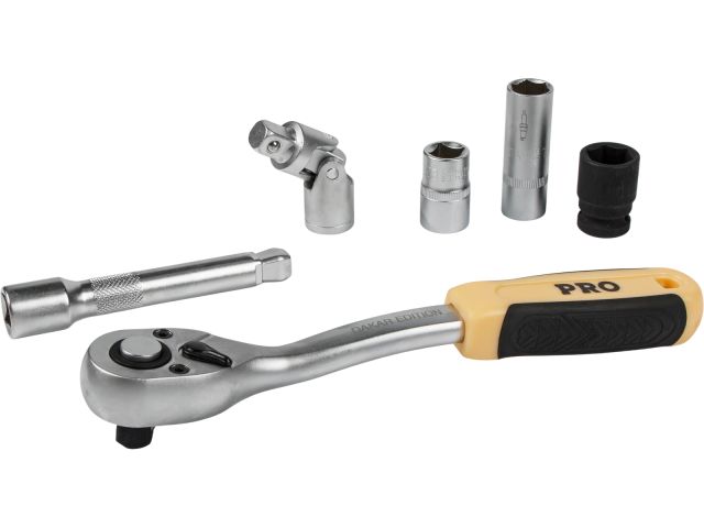Набор головок и бит 110пр. 1/4",1/2" PRO STARTUL DAKAR (PRO-110DK)
