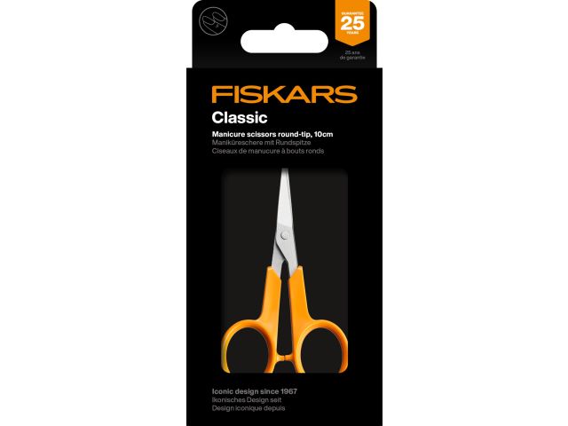 Ножницы маникюрные 10см Classic Fiskars