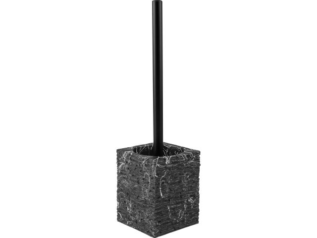 Ершик с подставкой STONEWAVE, черный, PERFECTO LINEA