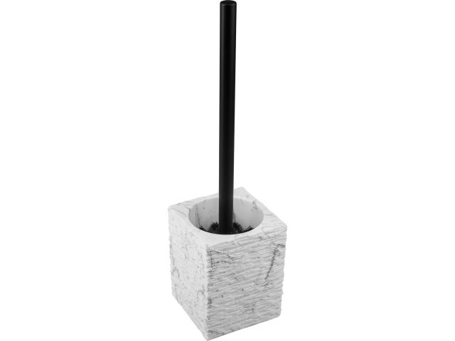 Ершик с подставкой STONEWAVE, белый, PERFECTO LINEA