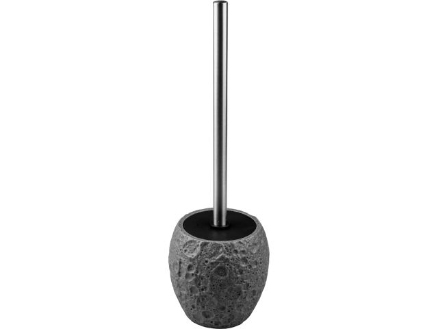 Ершик с подставкой MOON STONE, серый, PERFECTO LINEA