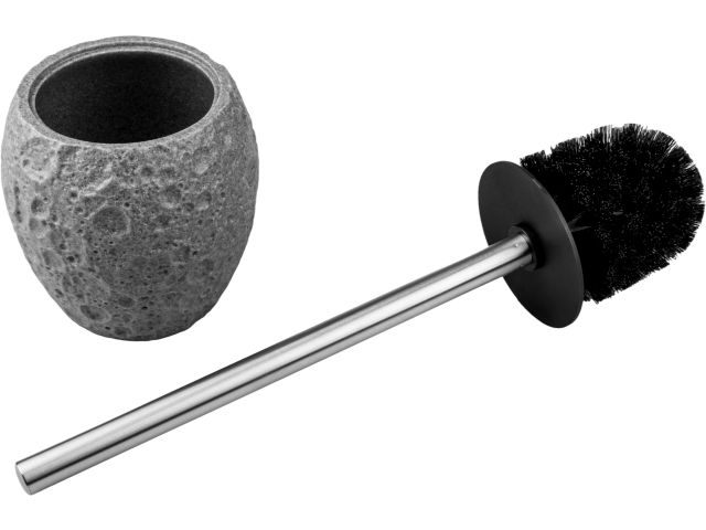 Ершик с подставкой MOON STONE, серый, PERFECTO LINEA
