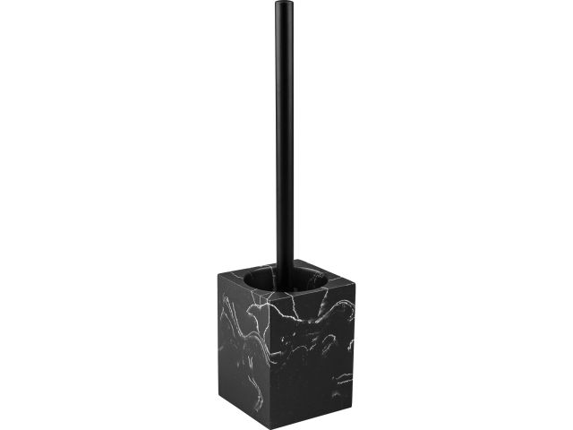 Набор аксессуаров для ванной комнаты, 4 предмета, MARBLE, черный, PERFECTO LINEA