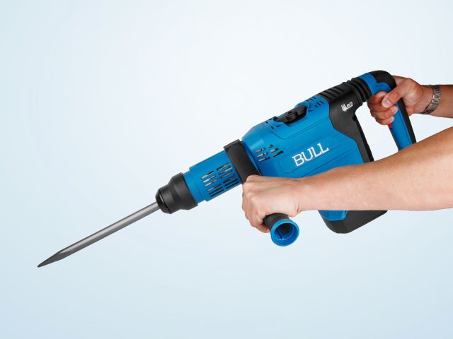 Перфоратор BULL BH 5001 в чем. 1500 Вт, 5-15 Дж, 50 мм, 2 реж. + 1 зуб., 1 сверло, SDS-max, рег. об.