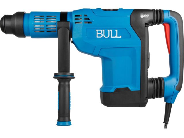 Перфоратор BULL BH 5001 в чем. 1500 Вт, 5-15 Дж, 50 мм, 2 реж. + 1 зуб., 1 сверло, SDS-max, рег. об.