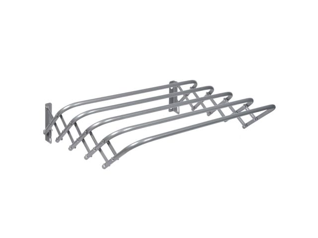 Сушилка для белья настенная складная, 3м, 600х450х185, цвет серый, NIKA