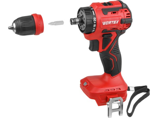 Аккум. дрель-шуруповерт WORTEX BD 2025 LiSET в кор. ALL1 XLT SOLO БЕСЩЕТ, 18 В, 55 Н*м, БЗП 10 мм